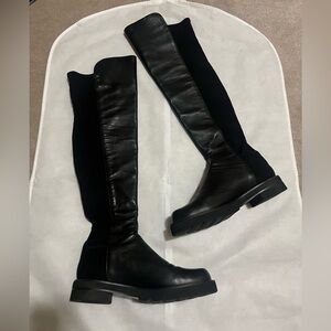 Stuart weitzman 5050 life boot in black leather (Extremely good condition)